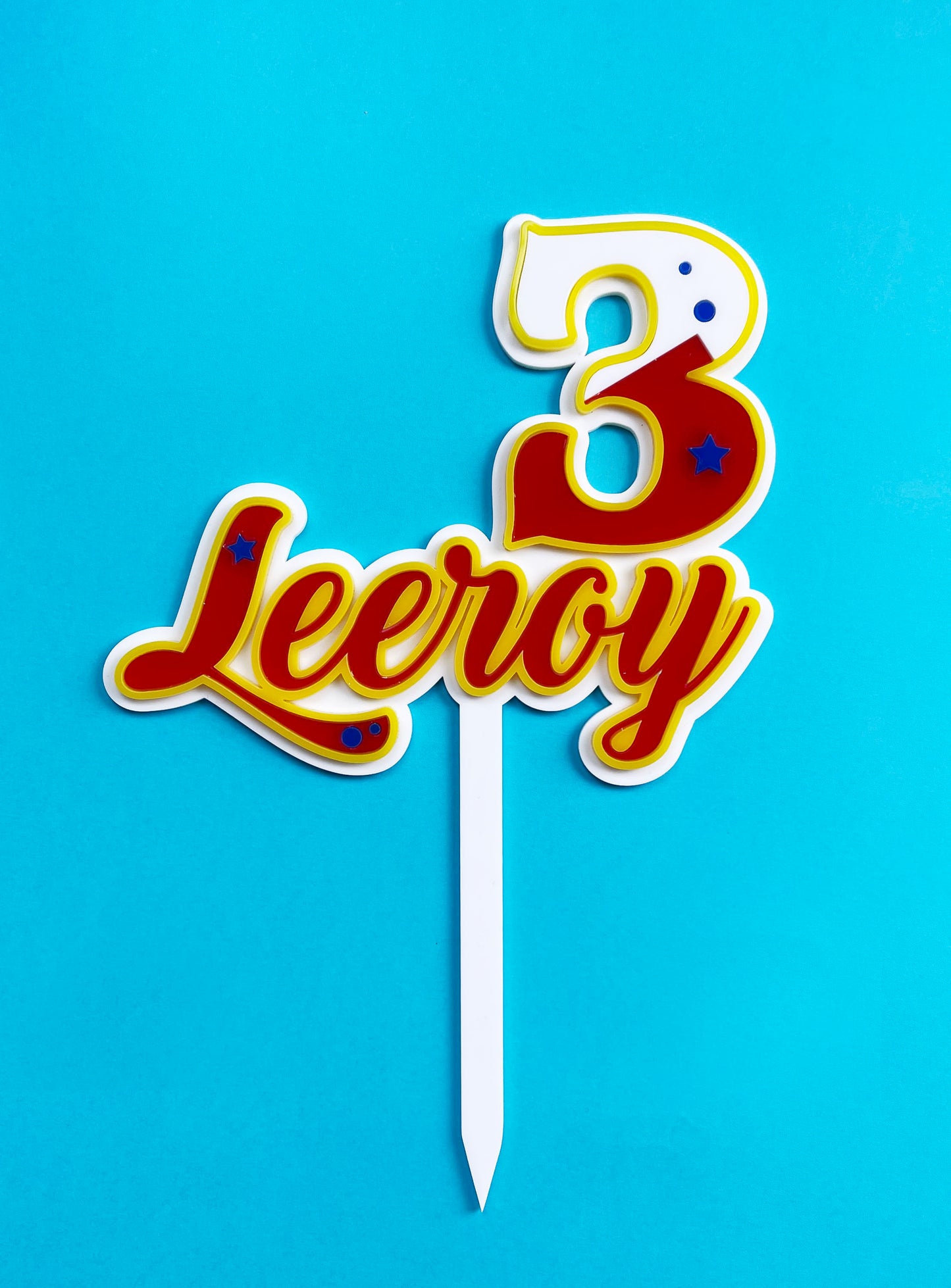 Cake topper Cirque étoilé