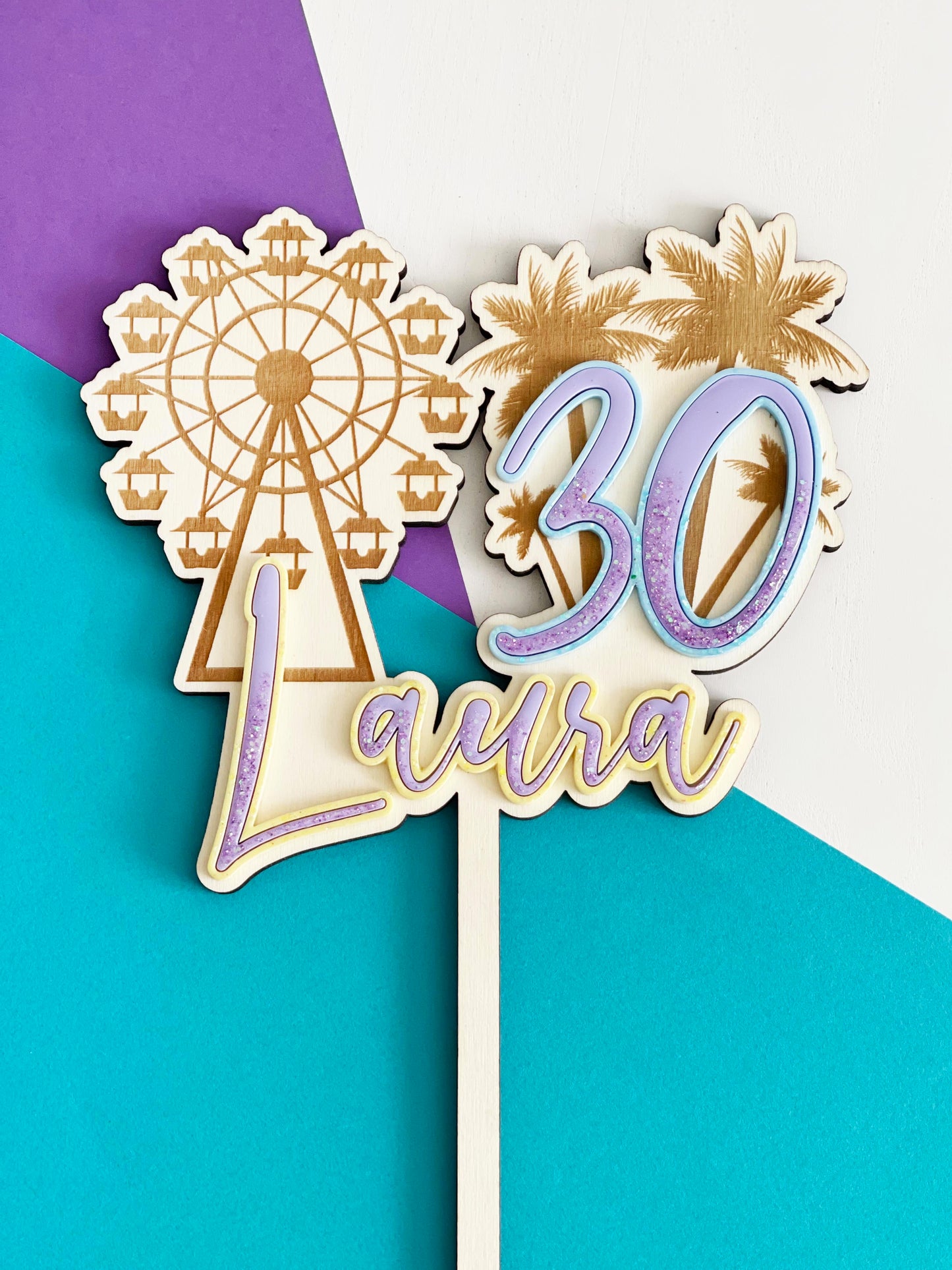 Cake topper Coachella