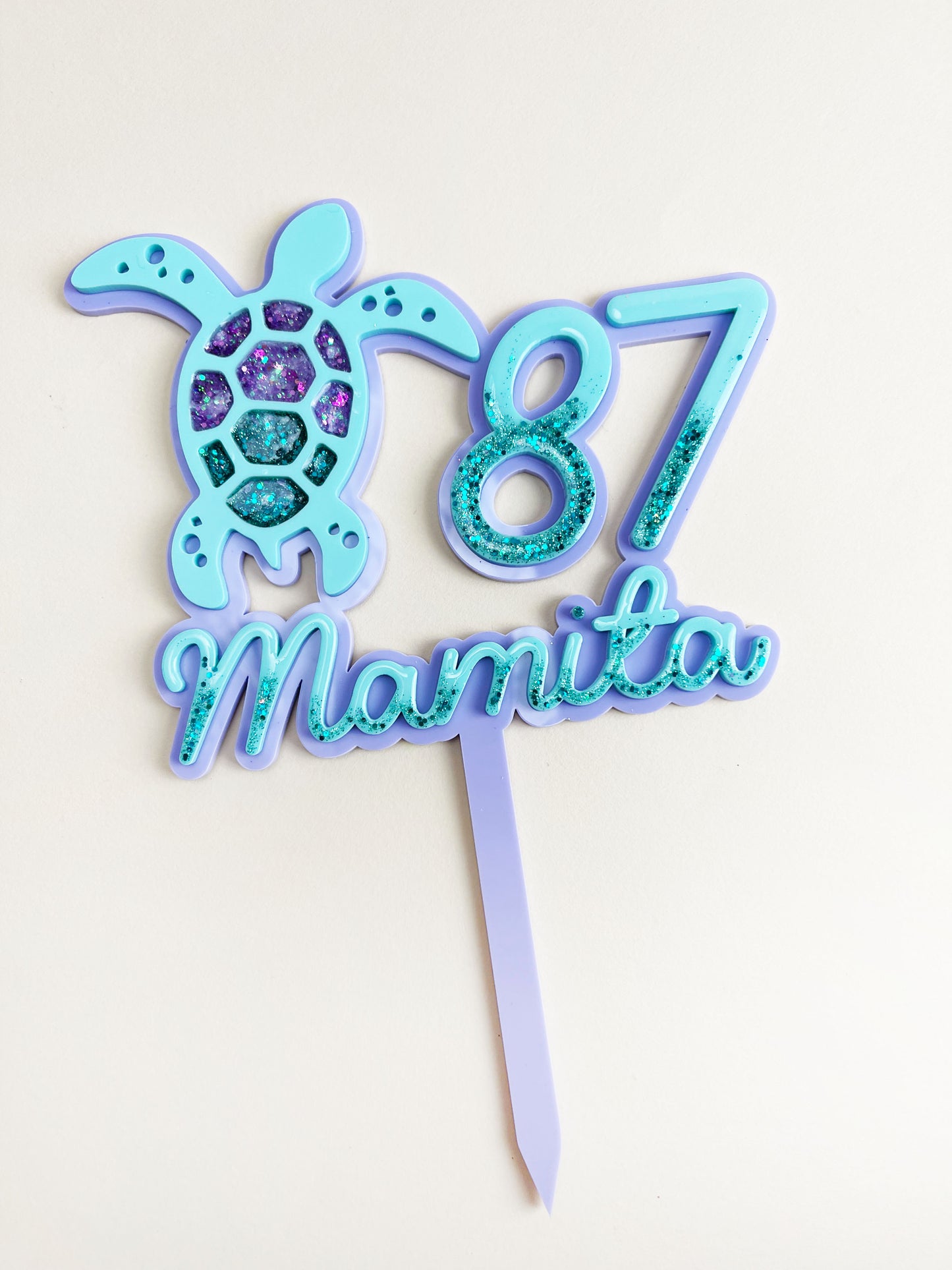 Cake topper Tortue de mer