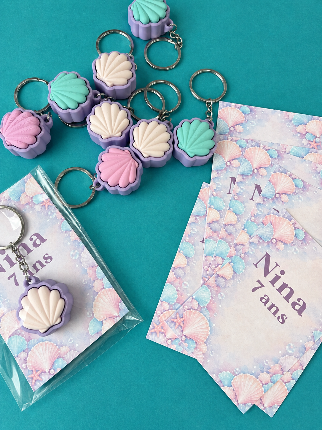 Pochette cadeau Clicker Coquillage