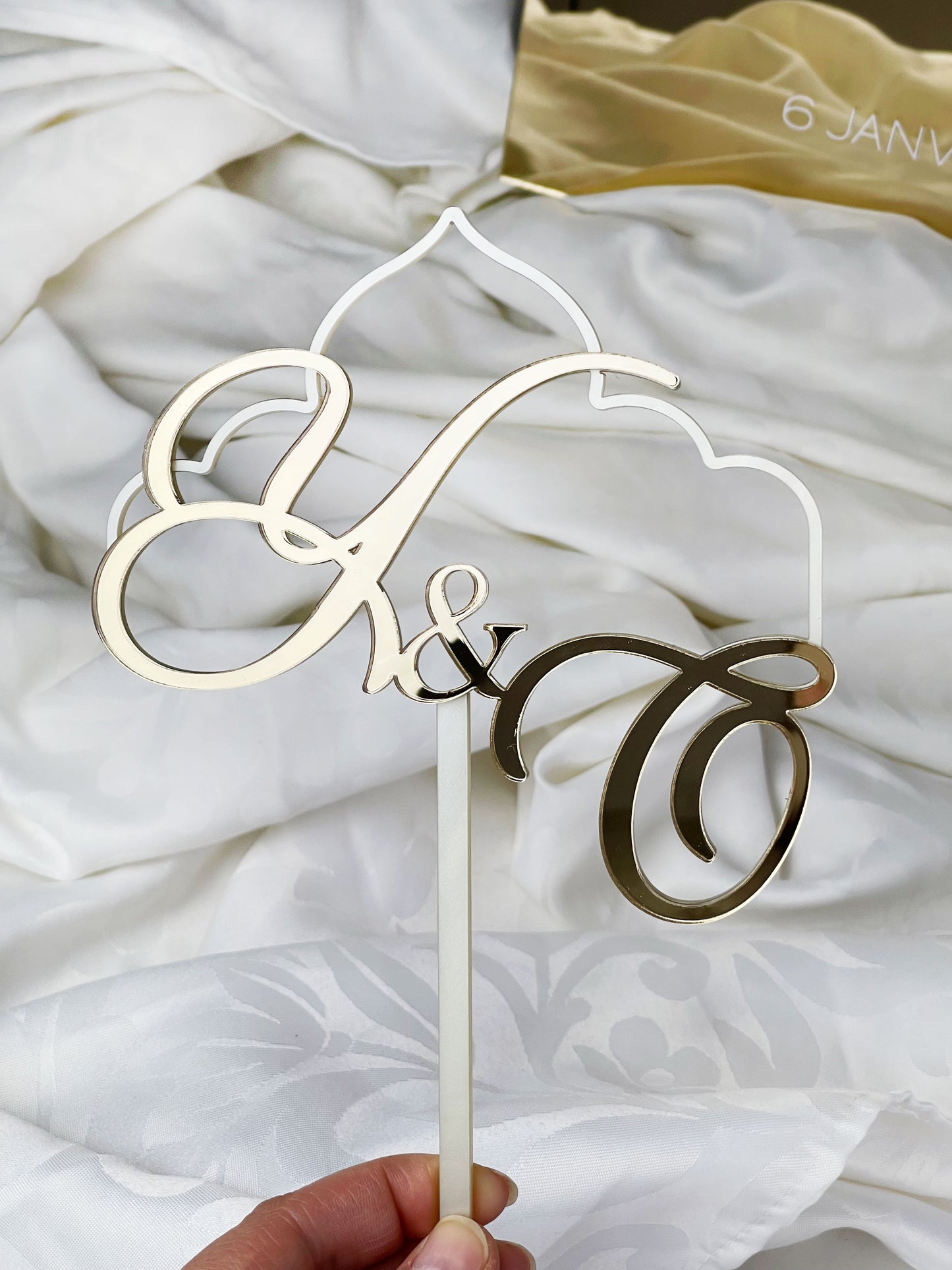 Cake topper Mariage Oriental