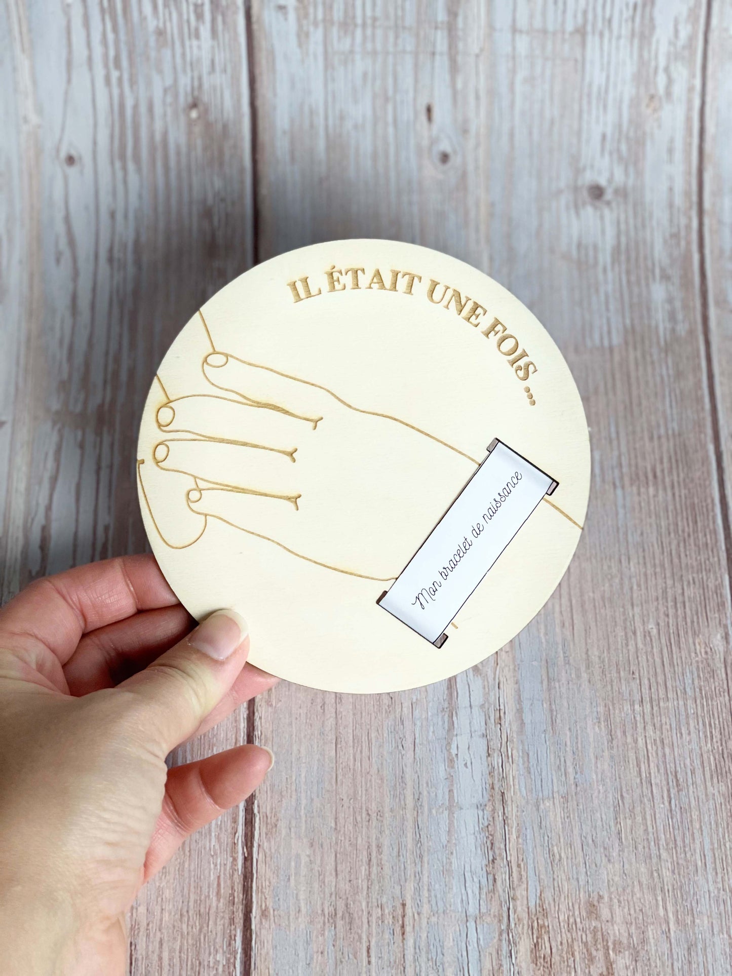 Porte bracelet Naissance Rond (lot de 10)