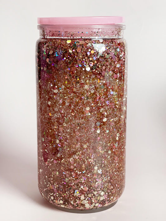 Cup Glitter Rose & Gold