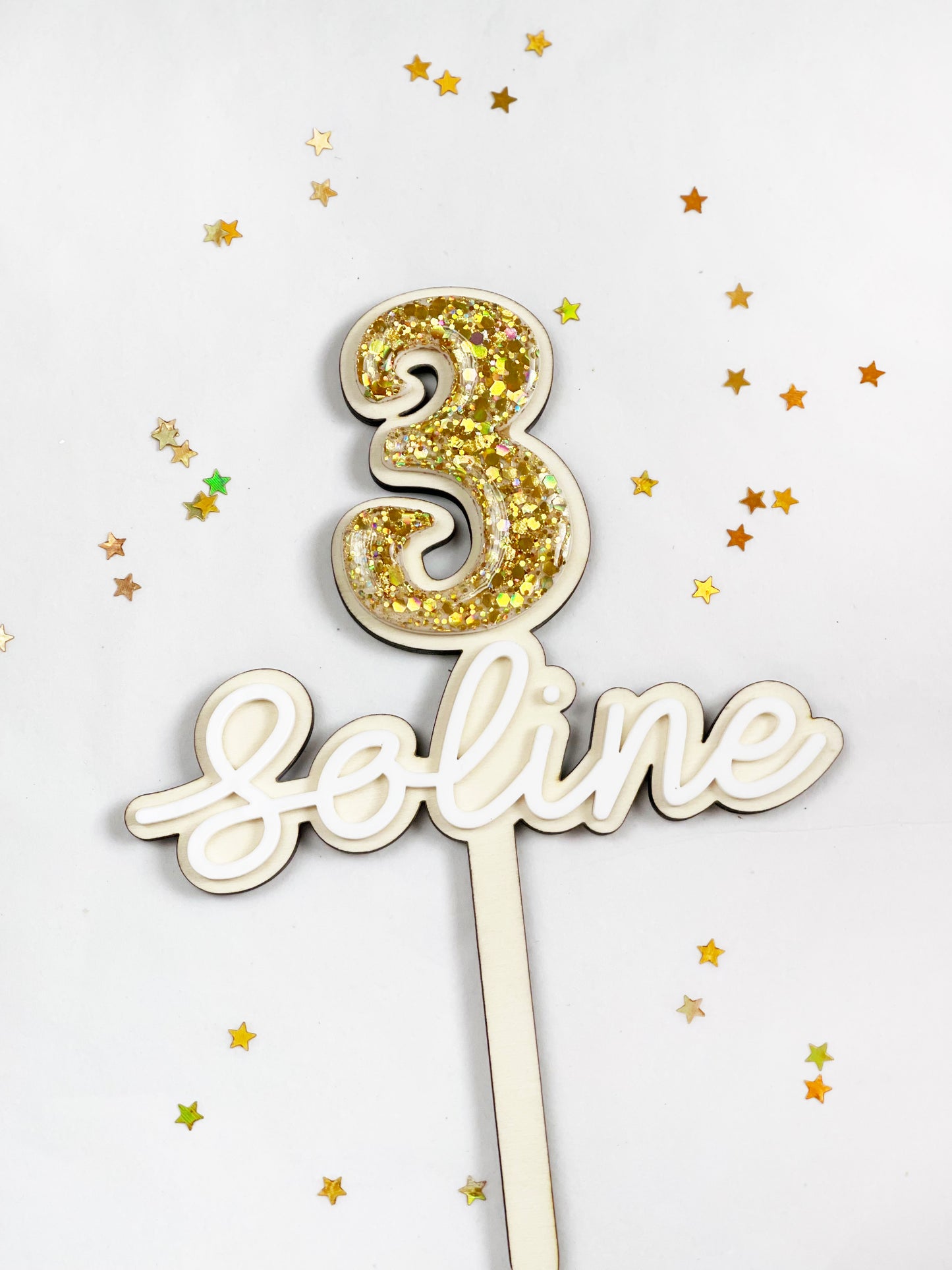 Cake topper Birthday