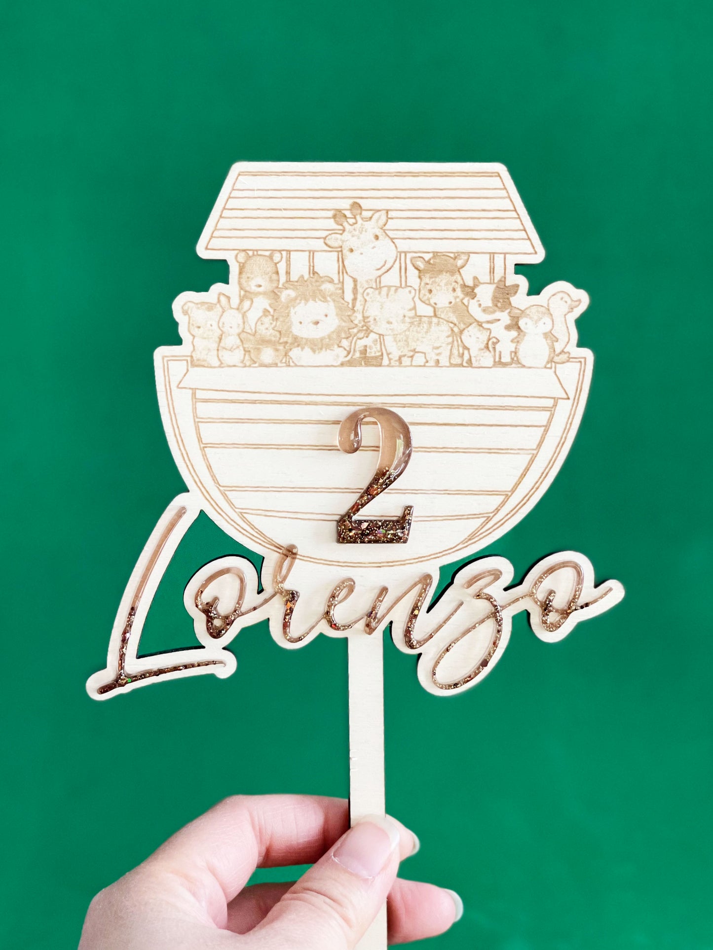 Cake topper Arche de Noé Z