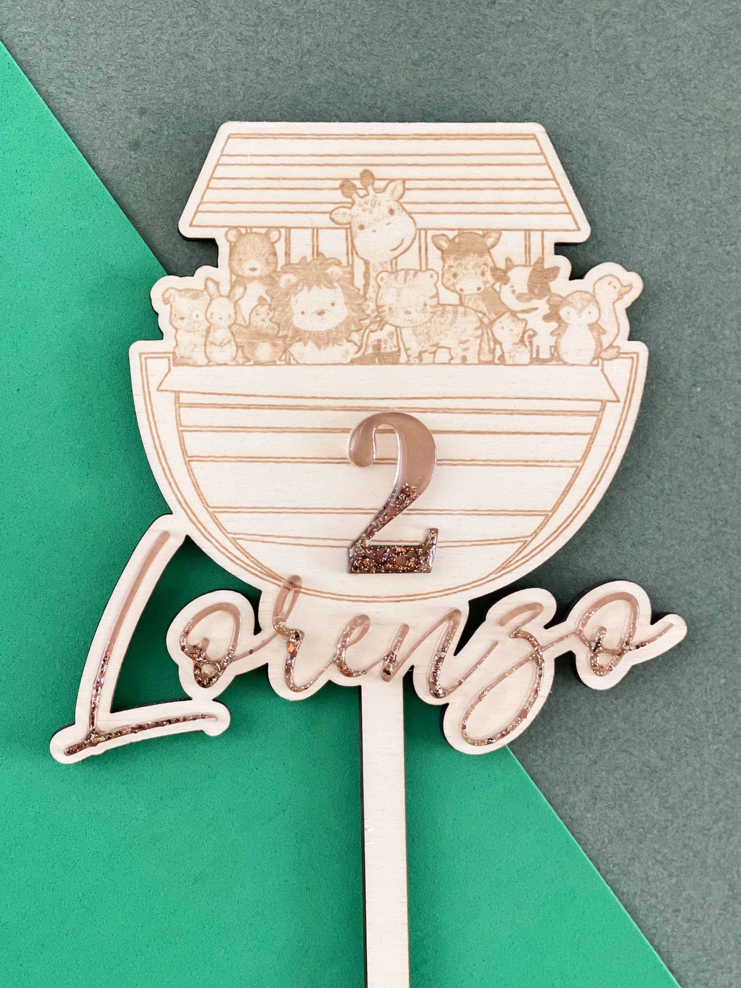 Cake topper Arche de Noé Z