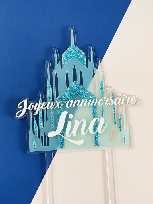 Cake topper Château Frozen