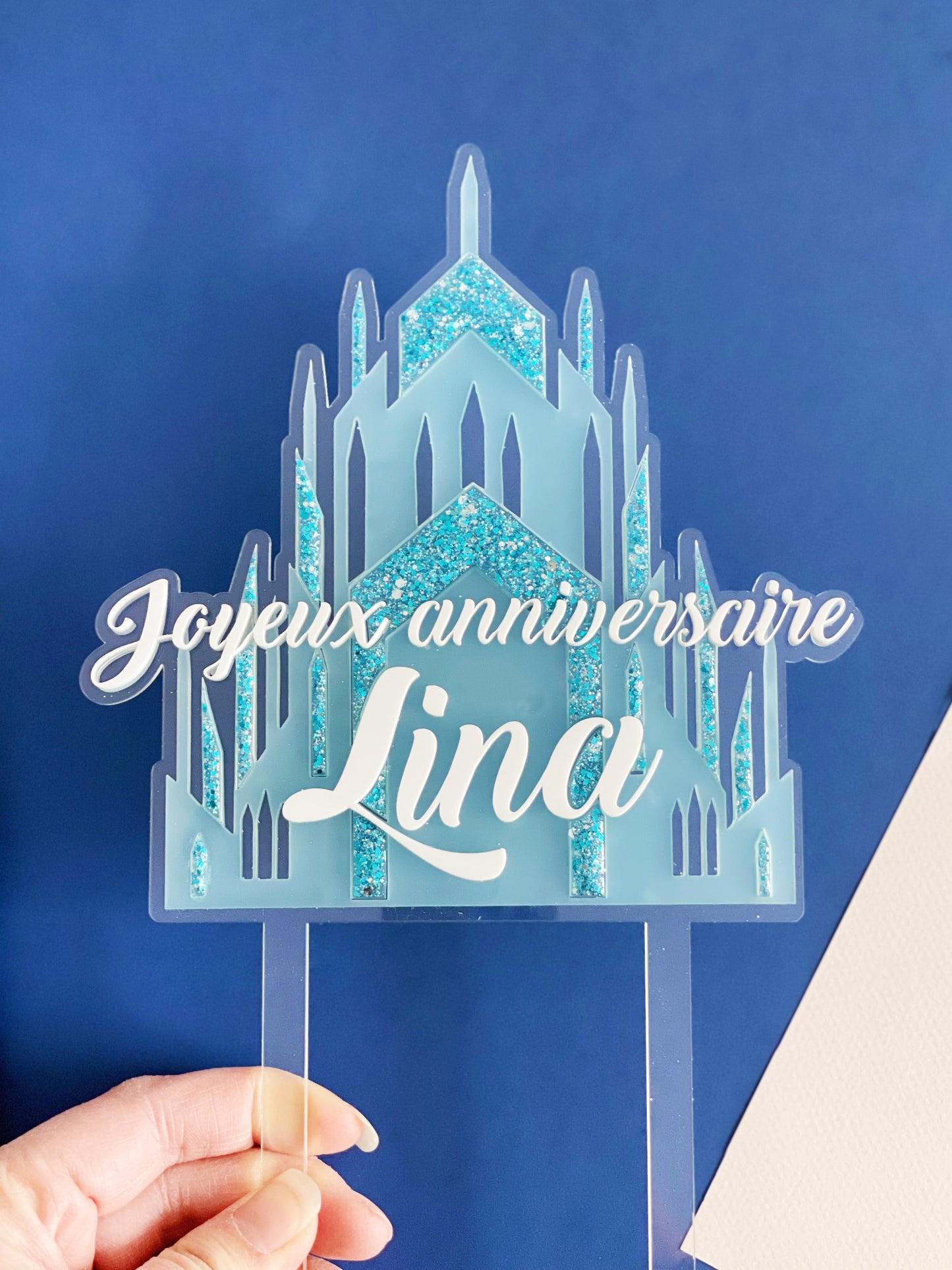 Cake topper Château Frozen