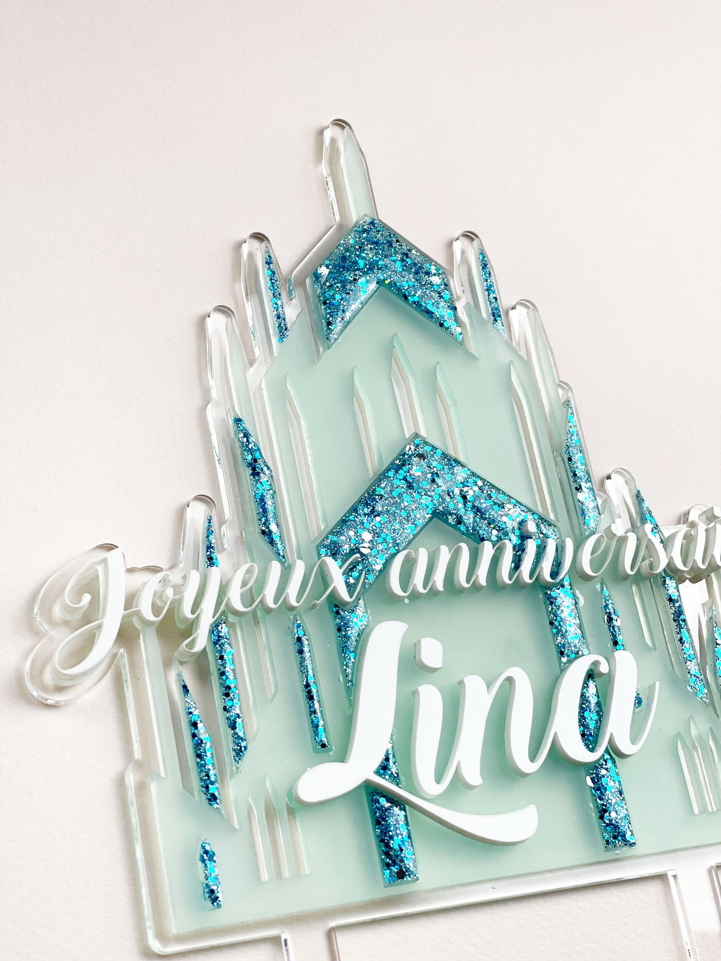 Cake topper Château Frozen