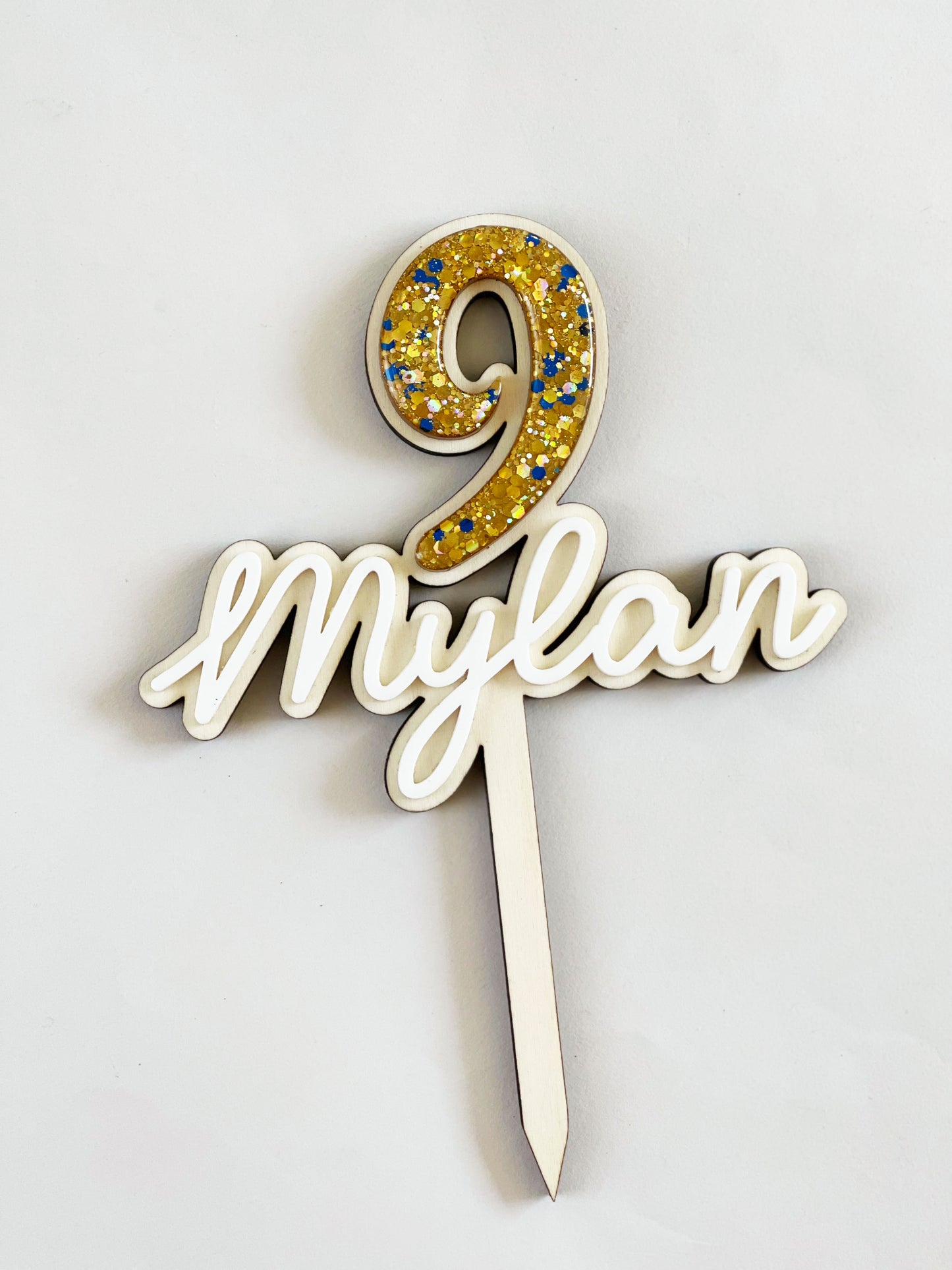 Cake topper Birthday