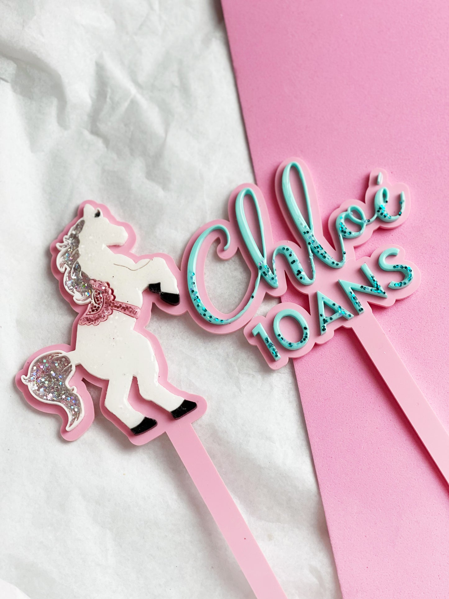 Cake topper Cheval