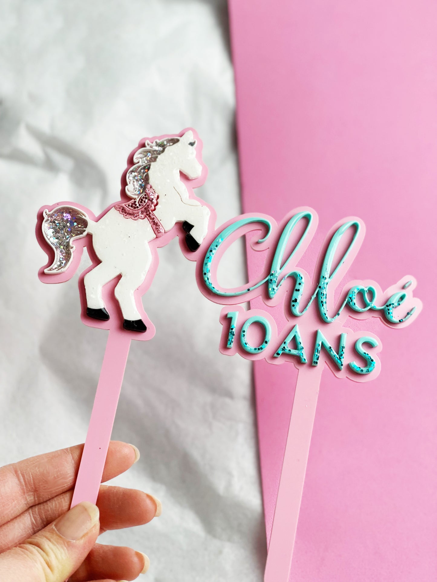 Cake topper Cheval