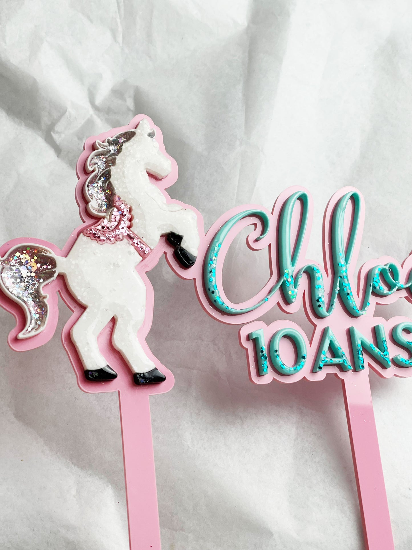 Cake topper Cheval