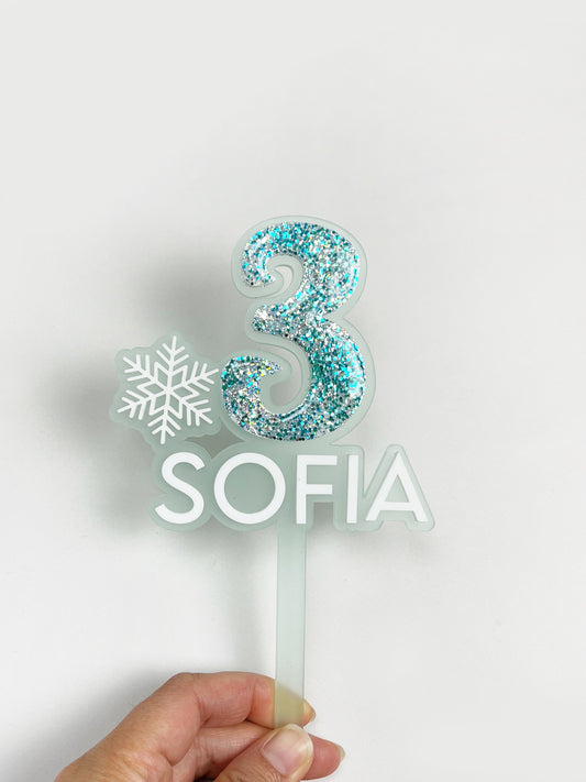 Cake topper Ice