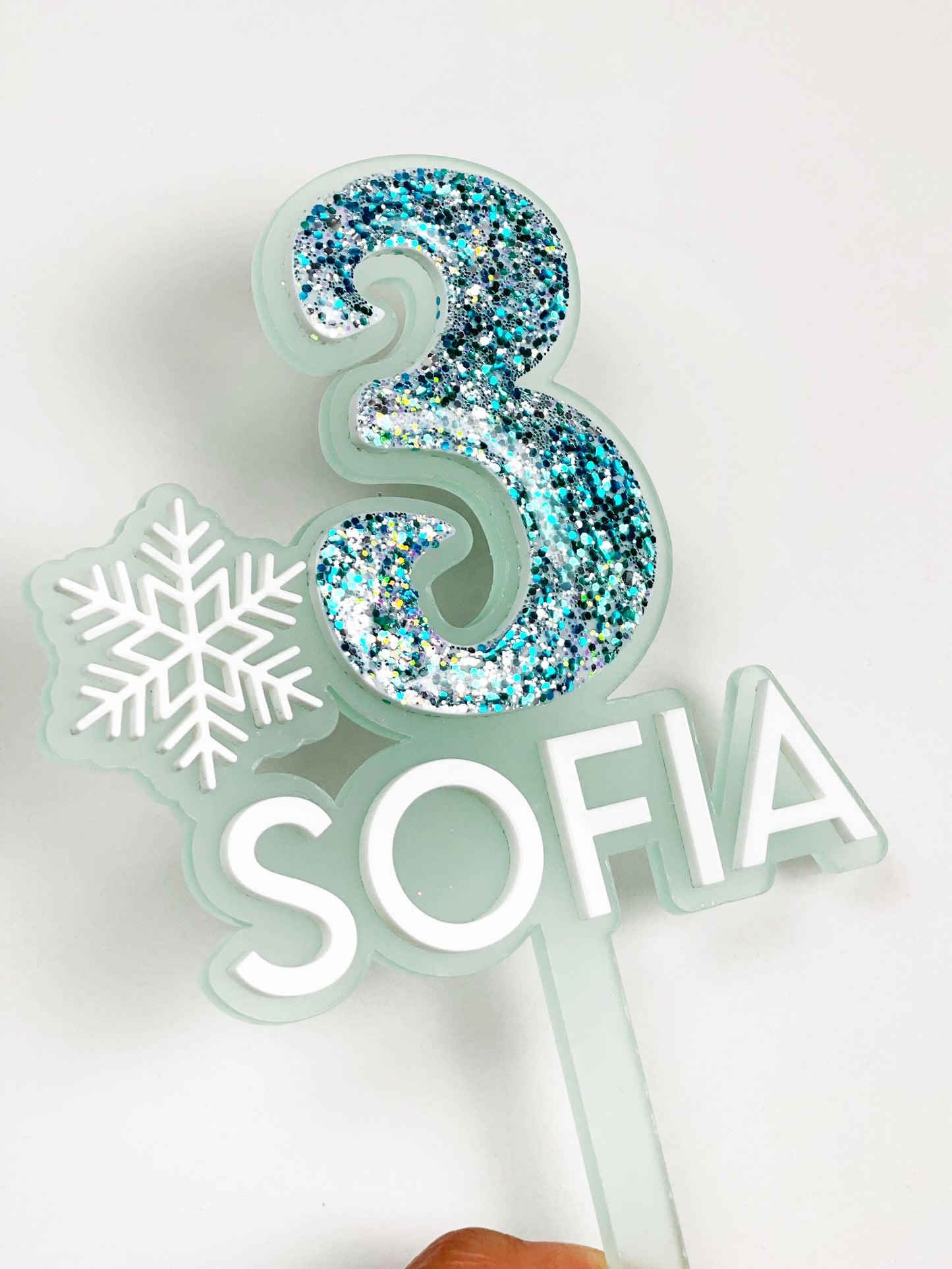 Cake topper Ice