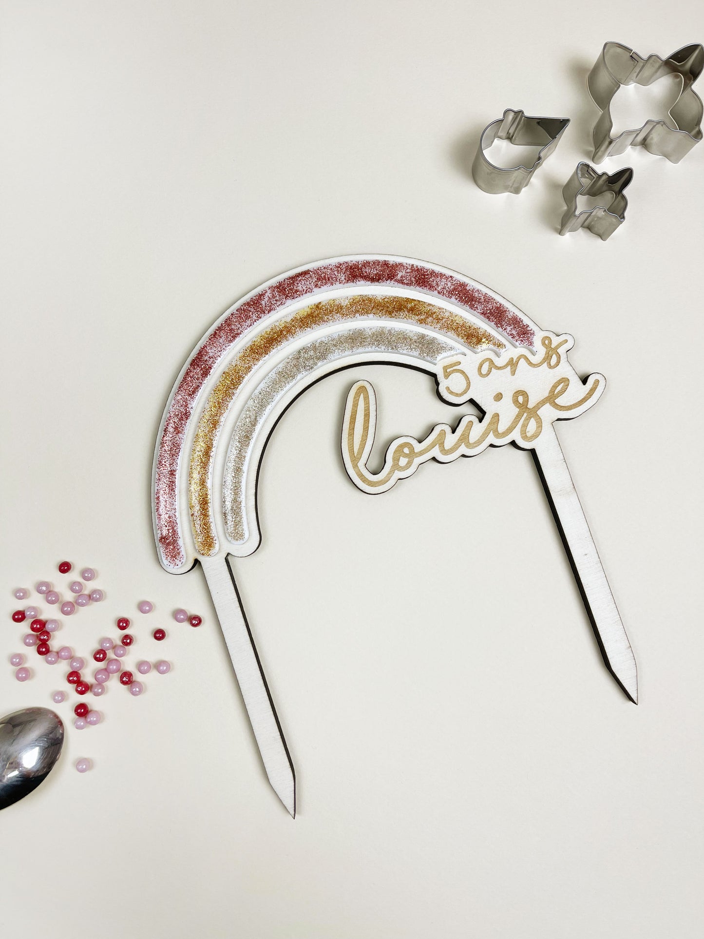 Cake topper Rainbow Doré