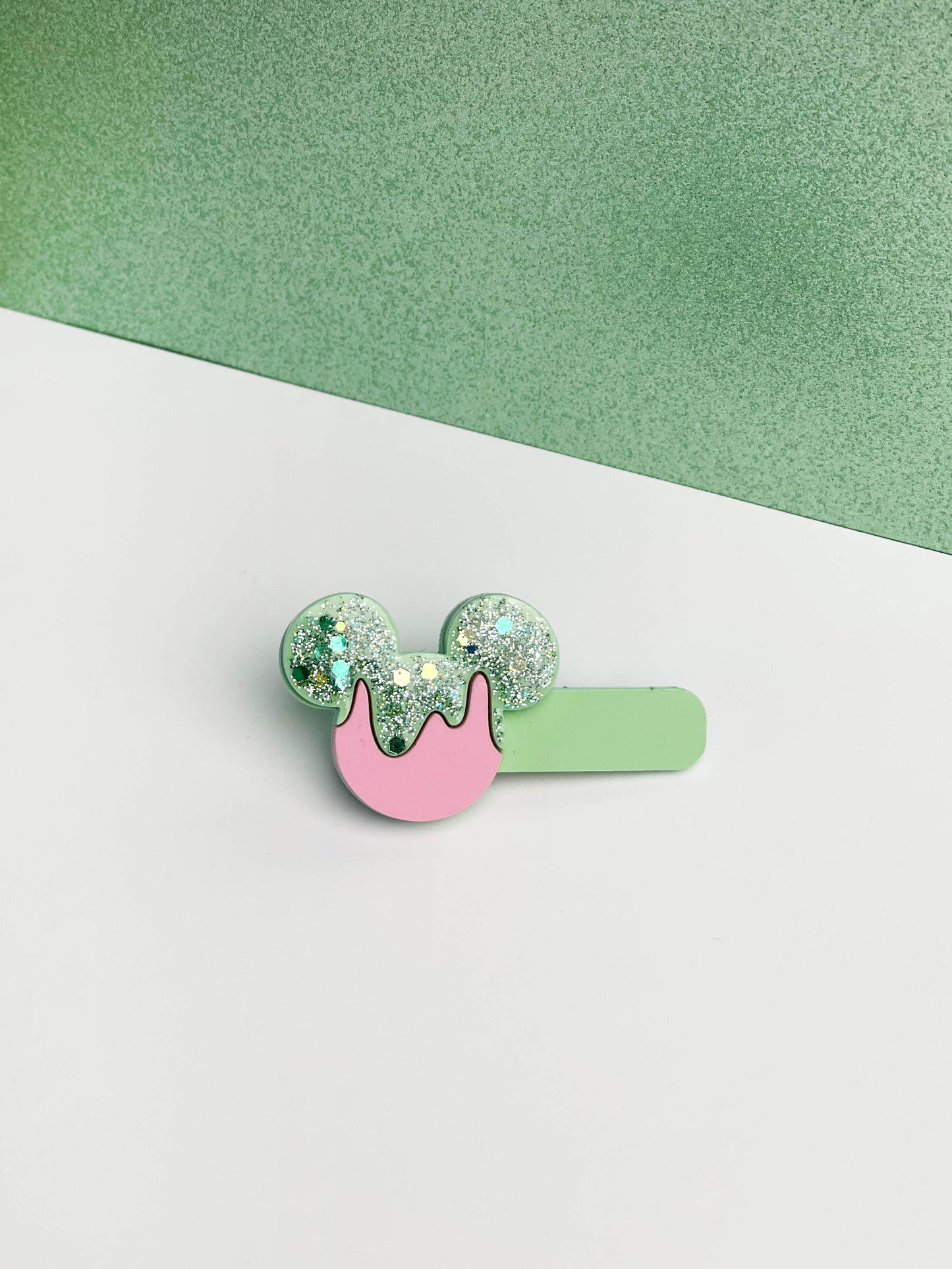 Barrette Glace mimi rose coulis Mint