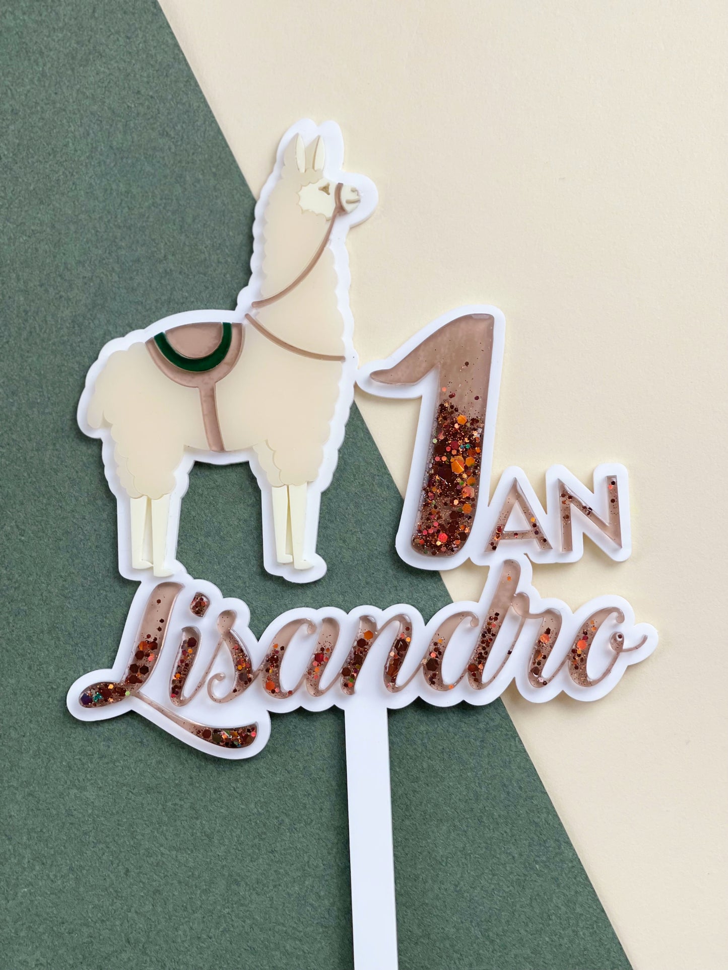 Cake topper Lama