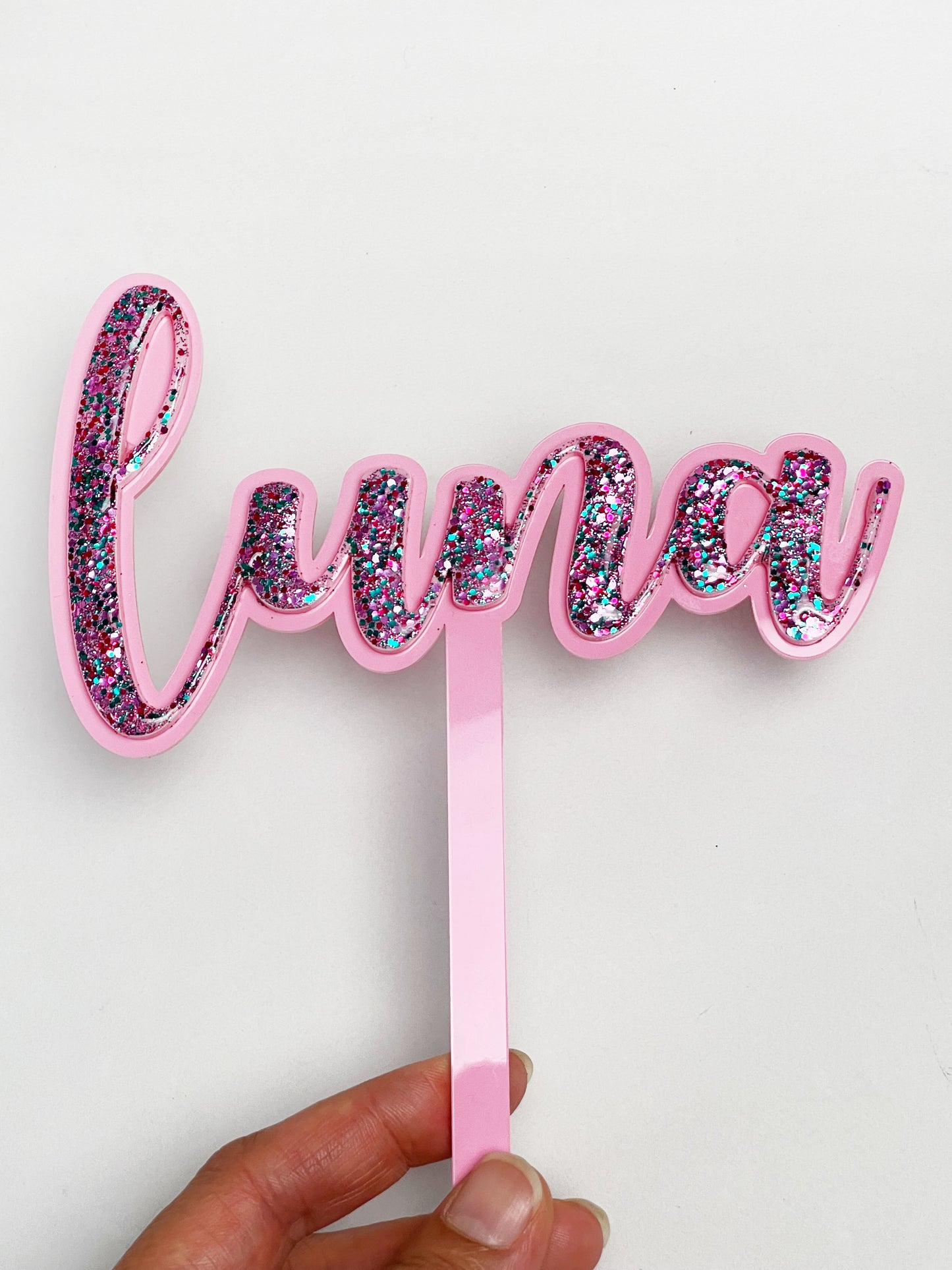 Cake topper GLITTER