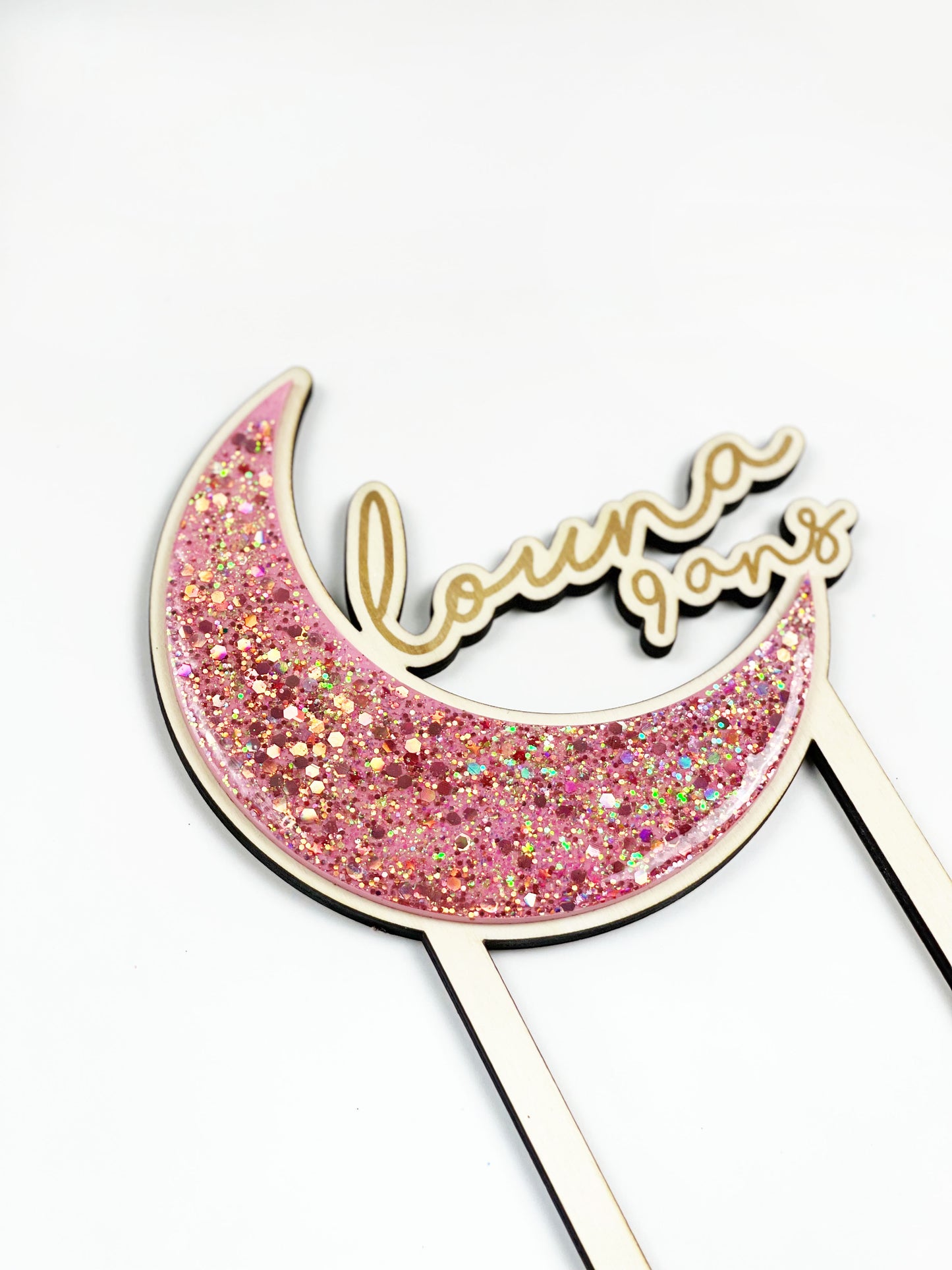 Cake topper Lune