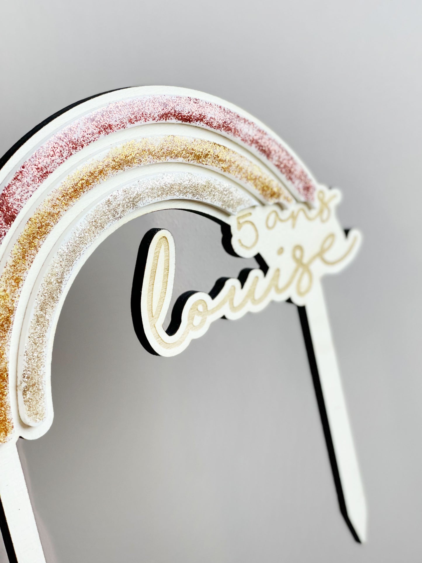 Cake topper Rainbow Doré