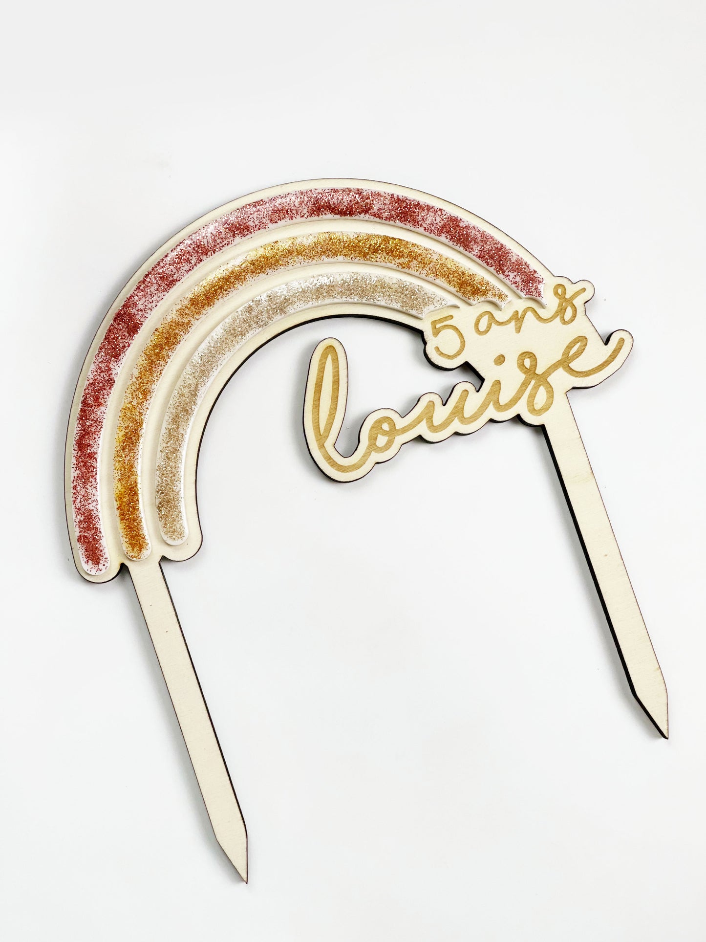 Cake topper Rainbow Doré