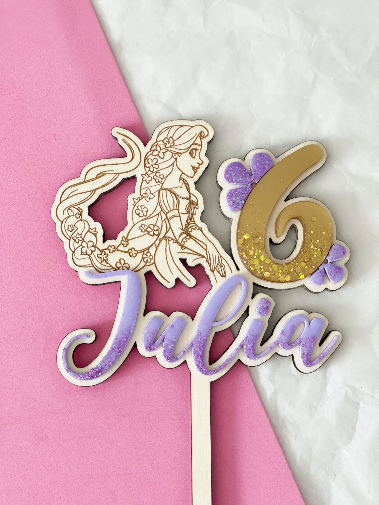 Cake topper Raiponce