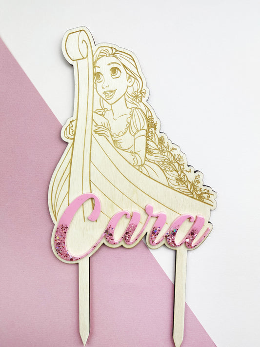 Cake topper Raiponce Barque