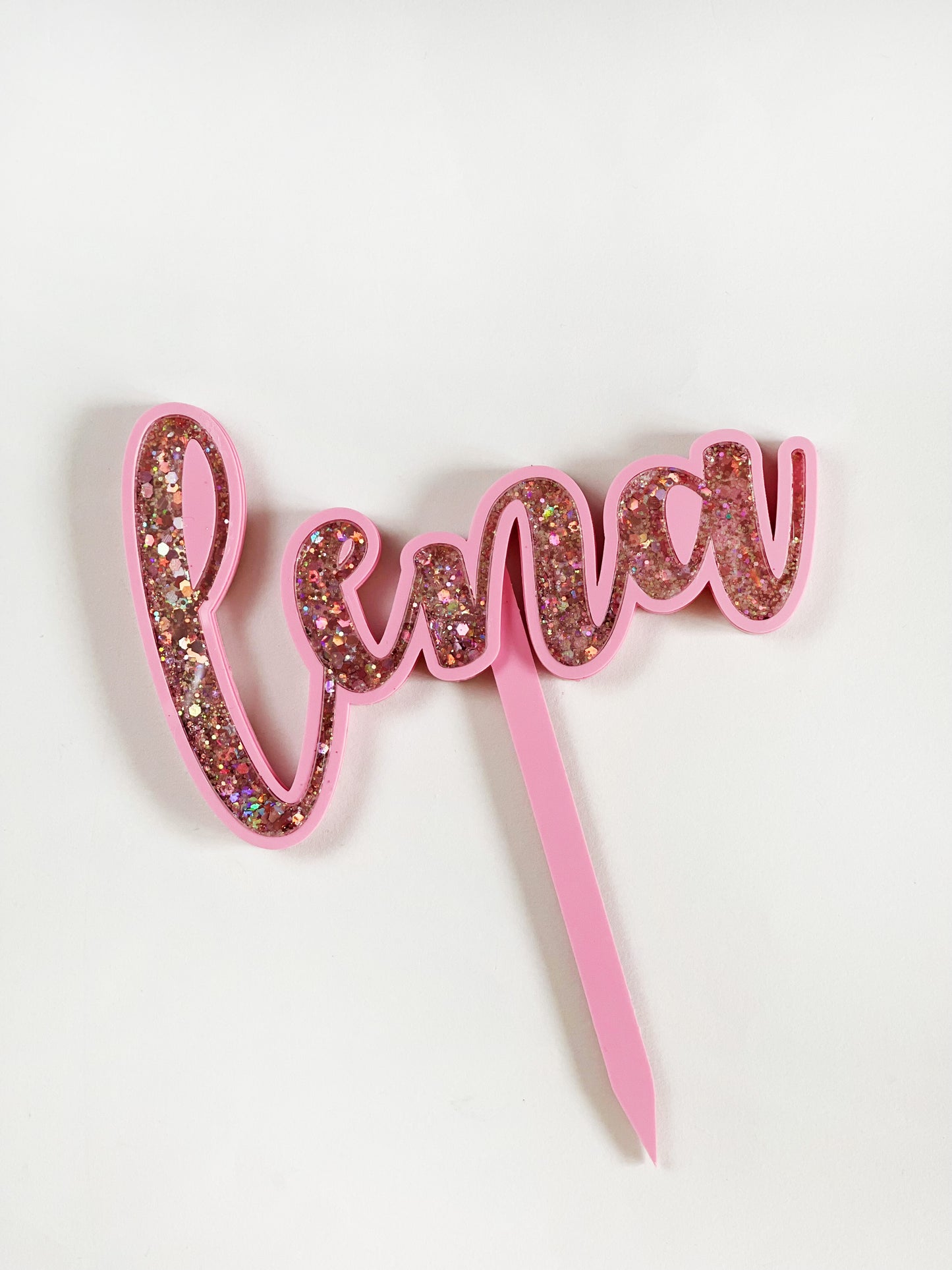 Shake Cake topper prénom