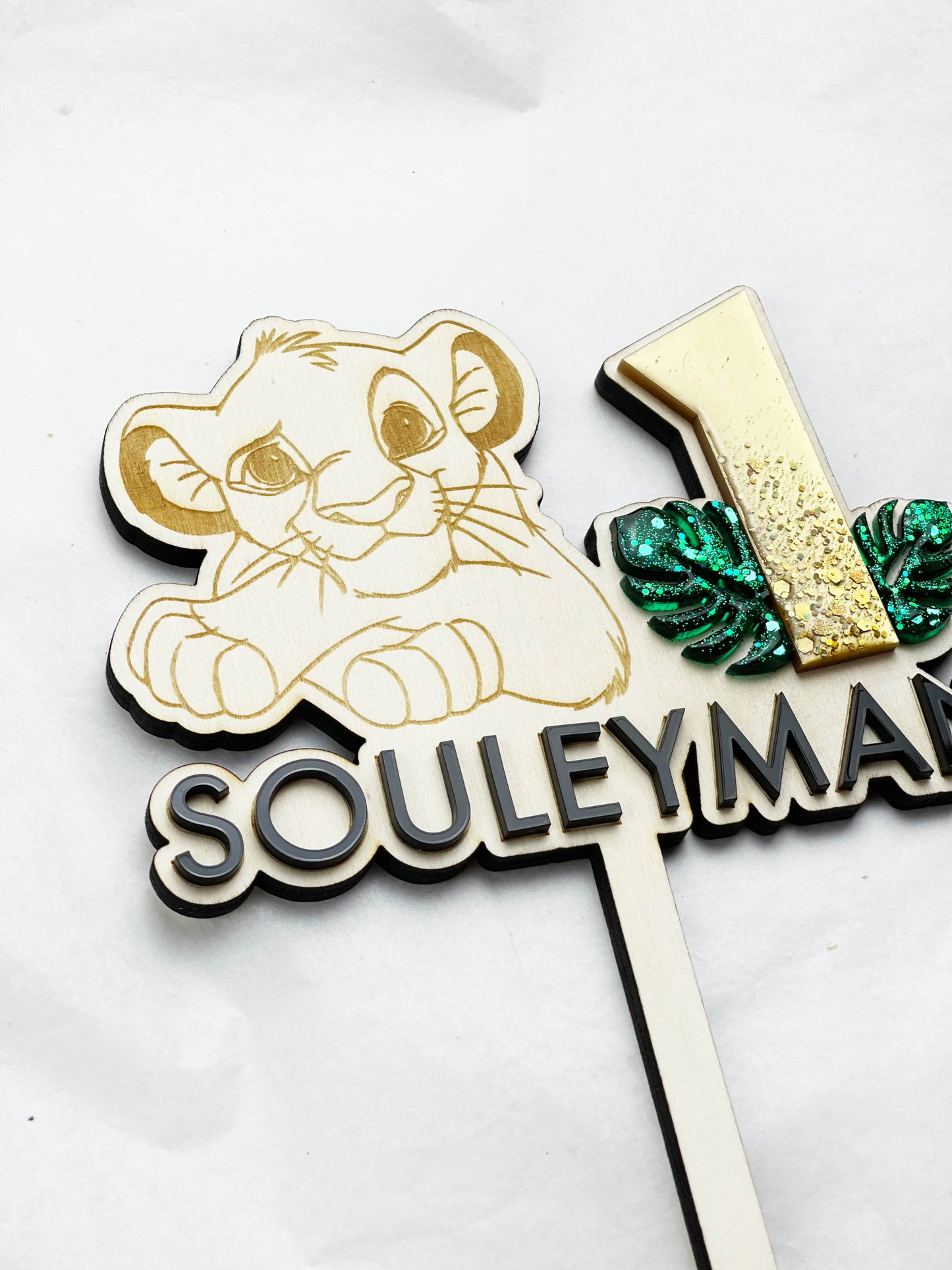 Cake topper Lionceau