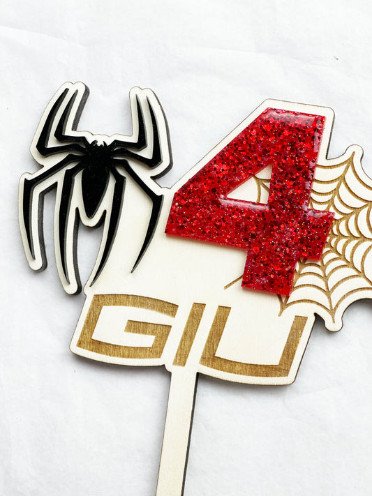 Cake topper Spider