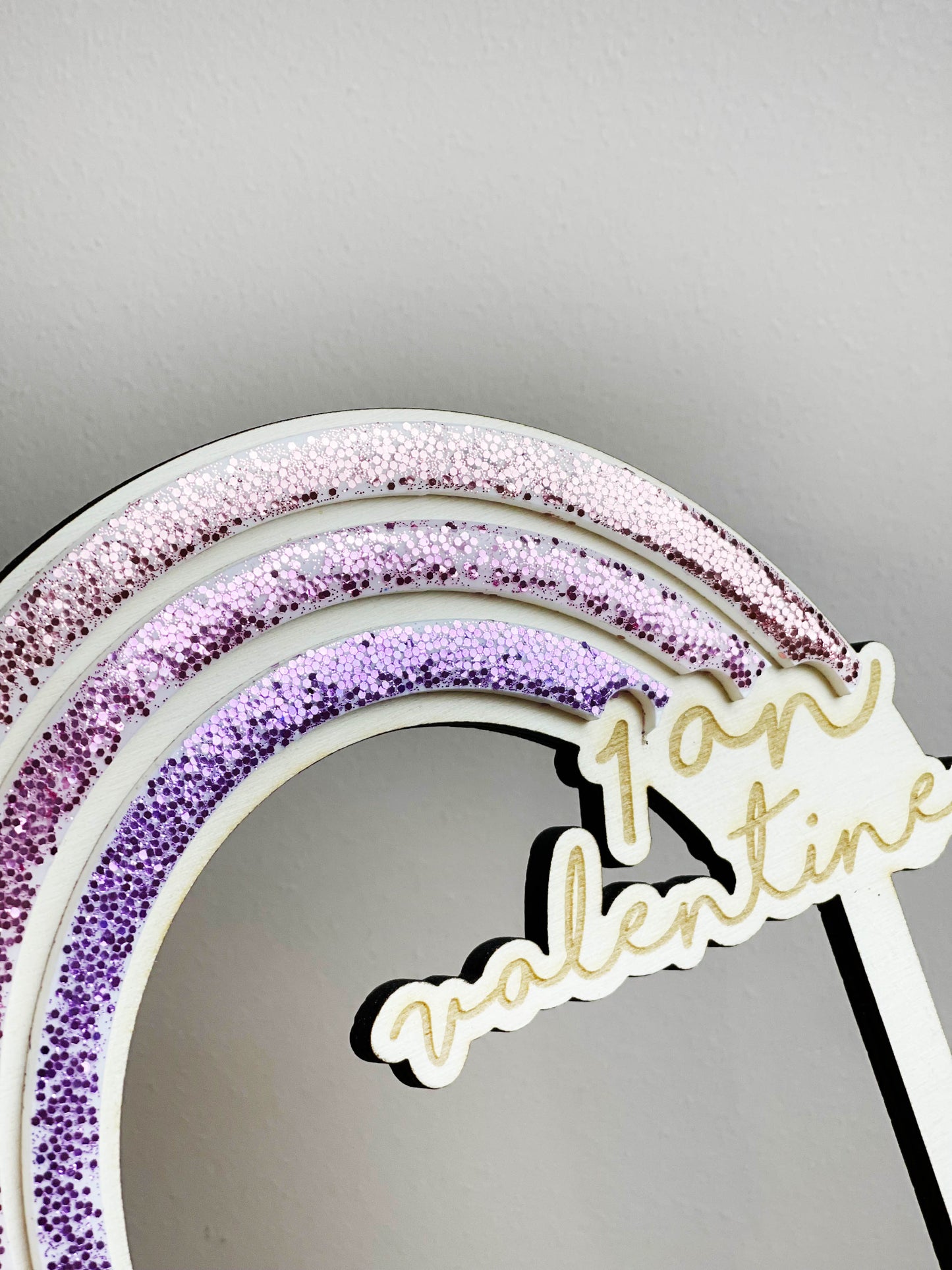 Cake topper Rainbow Pinky